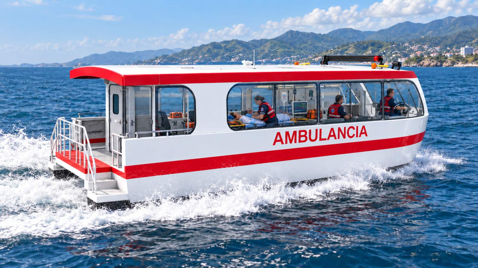 Stalwart Marine Ambulance Rescue Catamaran