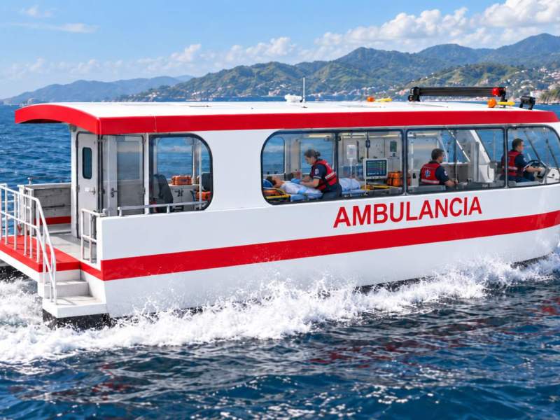 Stalwart Marine Ambulance Rescue Catamaran