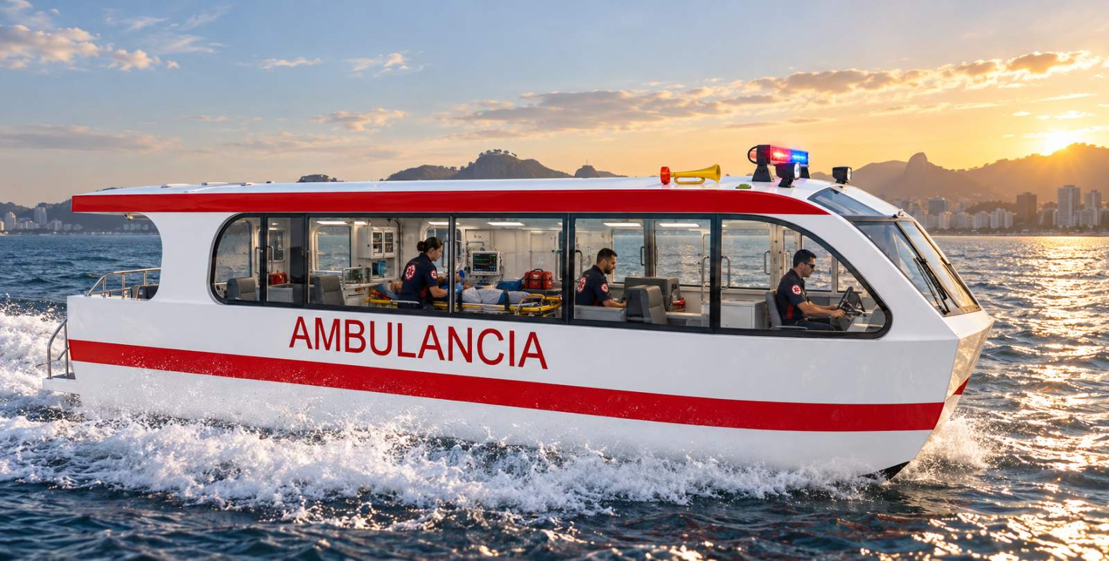 Stalwart Marine Ambulance Rescue Catamaran