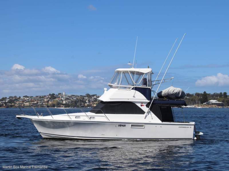 Caribbean 35 Flybridge Cruiser With Twin Cummins Diesels