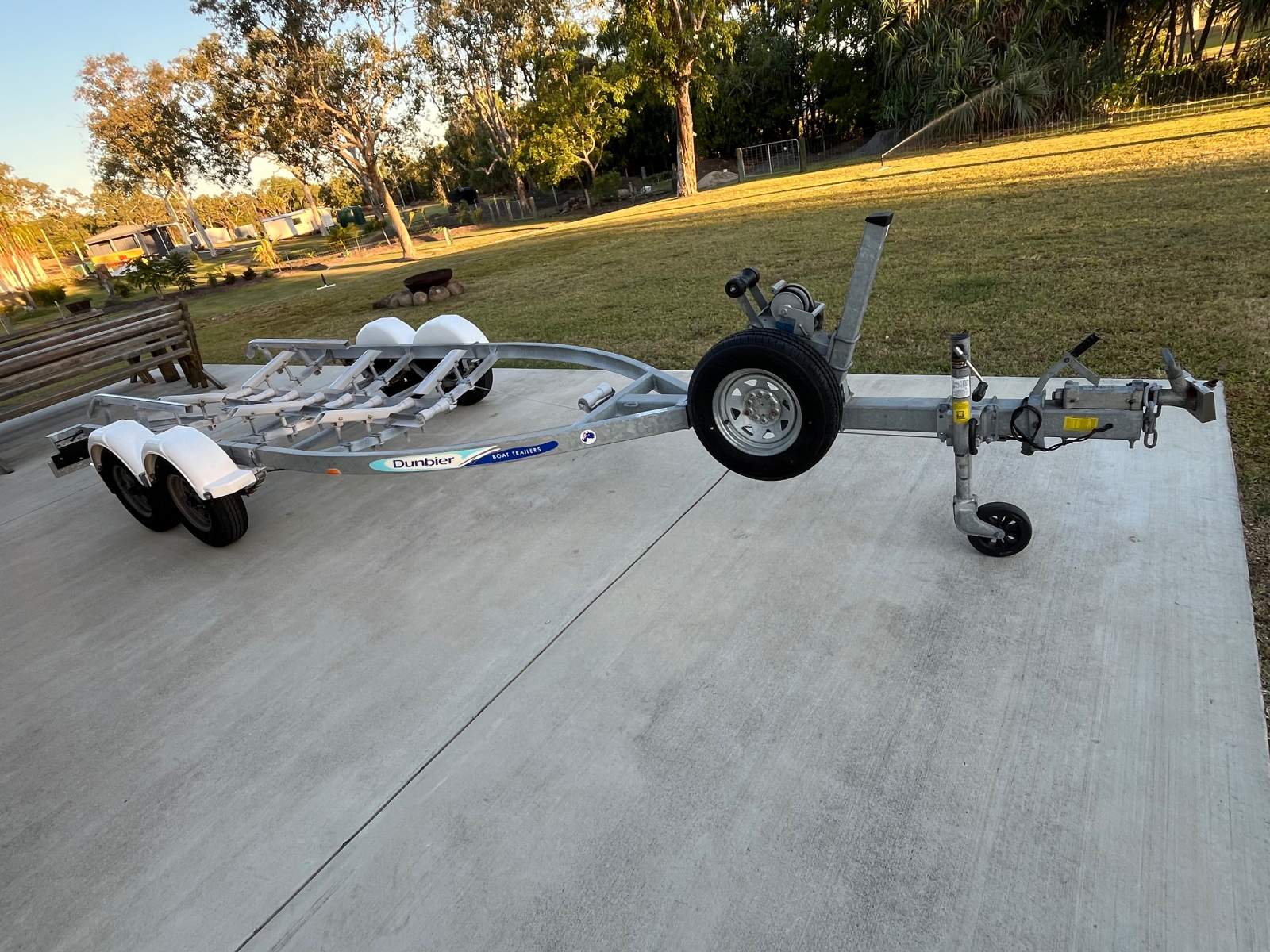 2018 Dunbier Duel axle 2T boat trailer