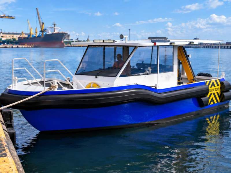 Stalwart Marine Work Boat Mono Hull 11x4.2, Crew Change,