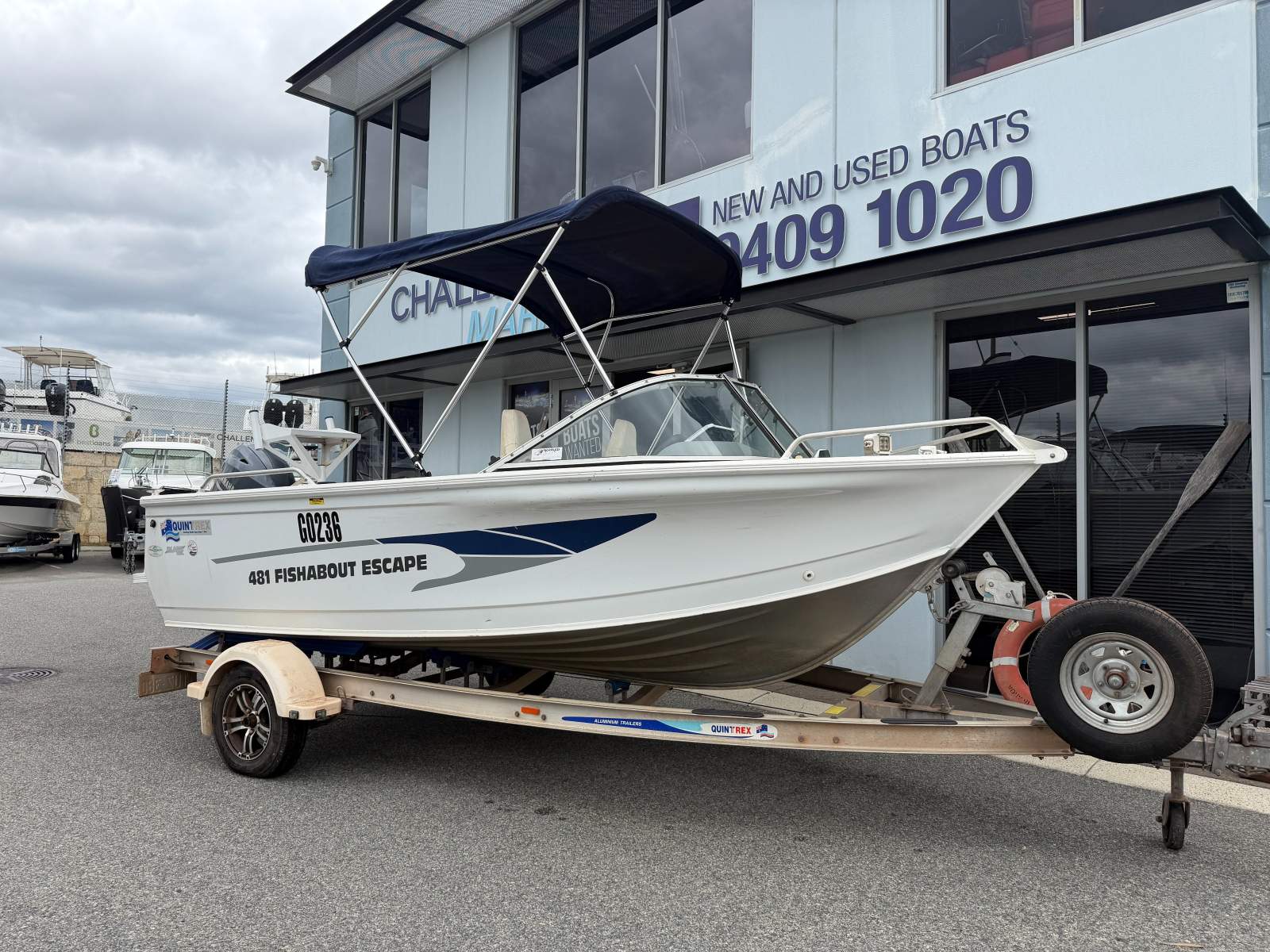 Quintrex 481 Fishabout with Yamaha 70HP 4 Stroke