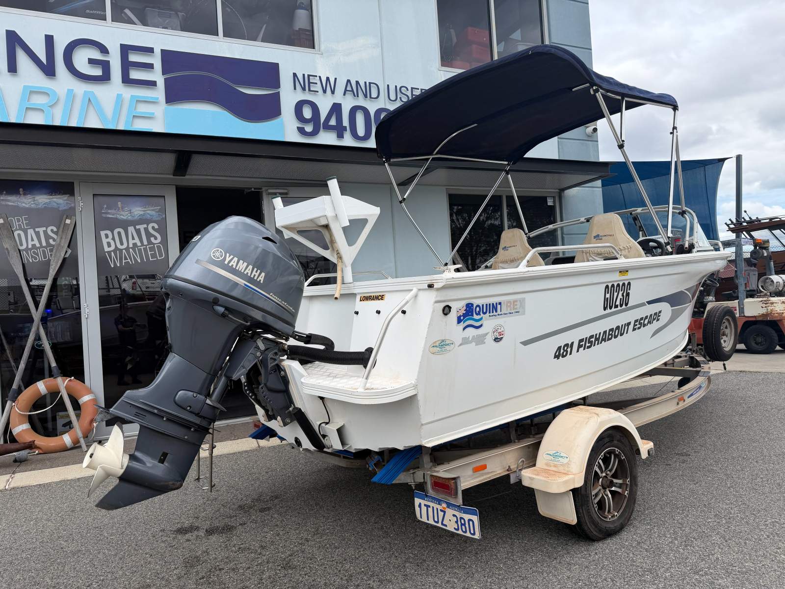 Quintrex 481 Fishabout with Yamaha 70HP 4 Stroke