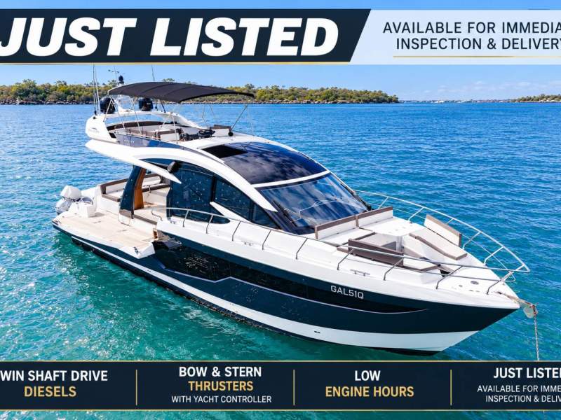 Galeon 510 SKY Stunning Affordable Shaft Drive Diesel Motor Yacht
