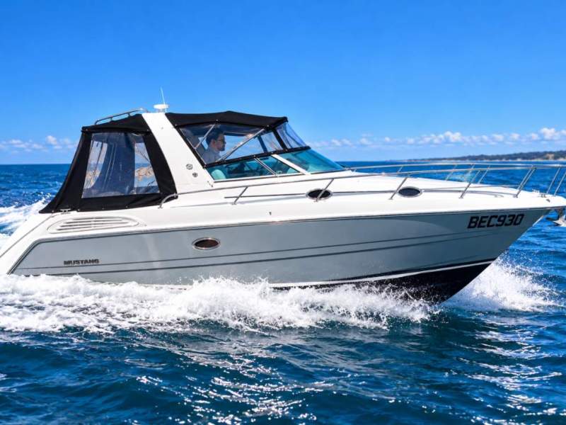 Mustang 3800 Sportcruiser Re-powered Engines only 50 hours