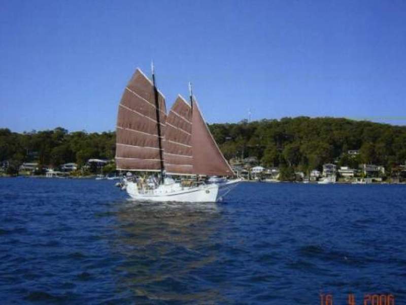 Colvin Gazelle Junk Rigged Schooner