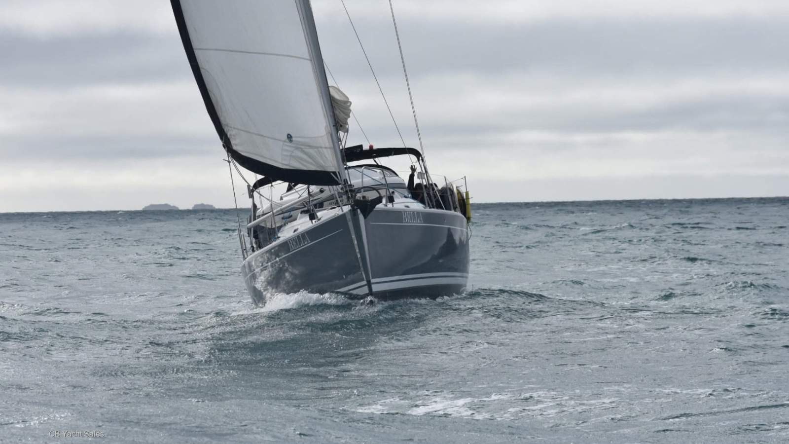 Hanse 370E 370E - Striking Dark Grey Sailing Yacht