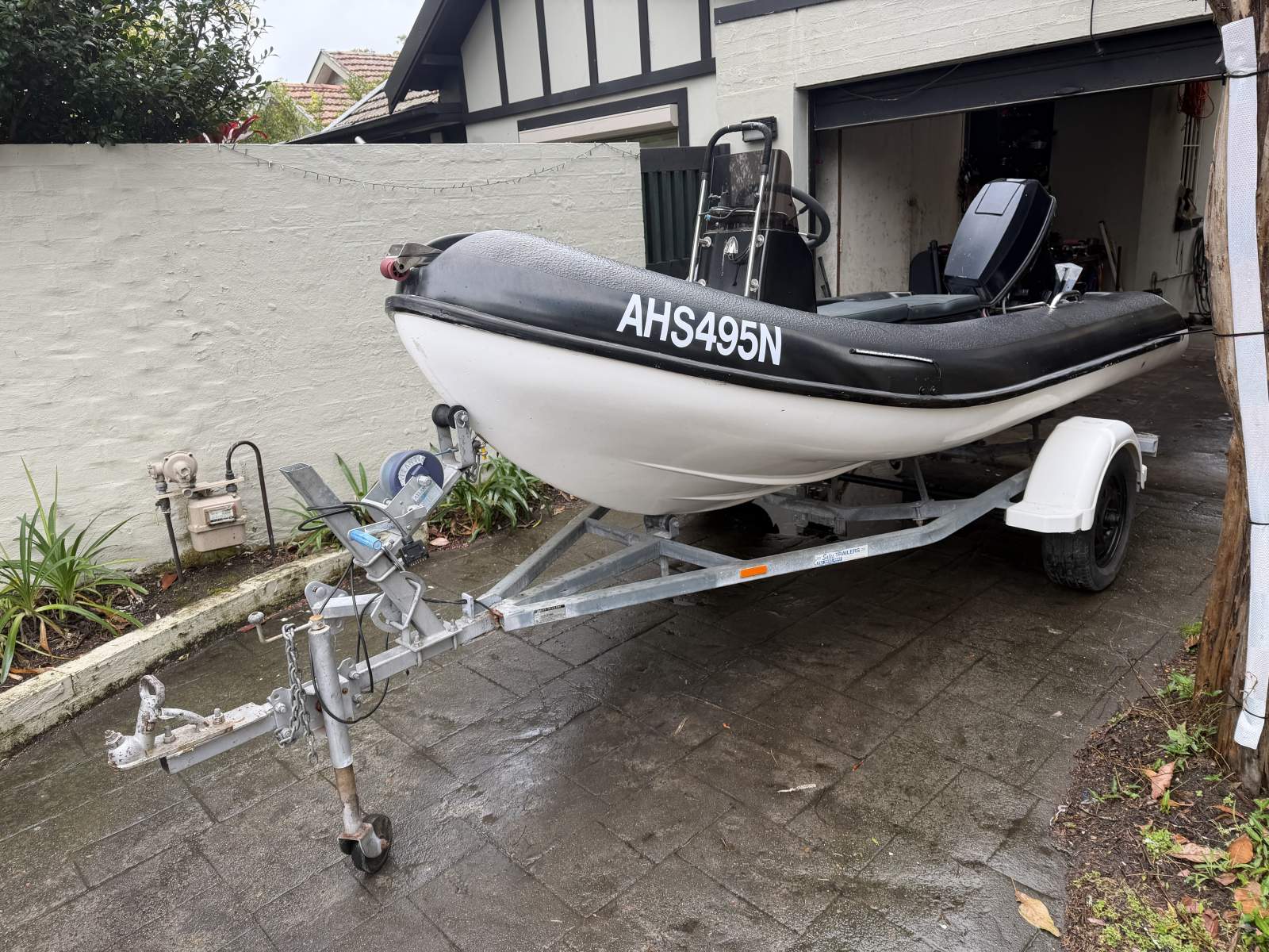 Allrounder Tuff Duck 380 fibreglass centre console
