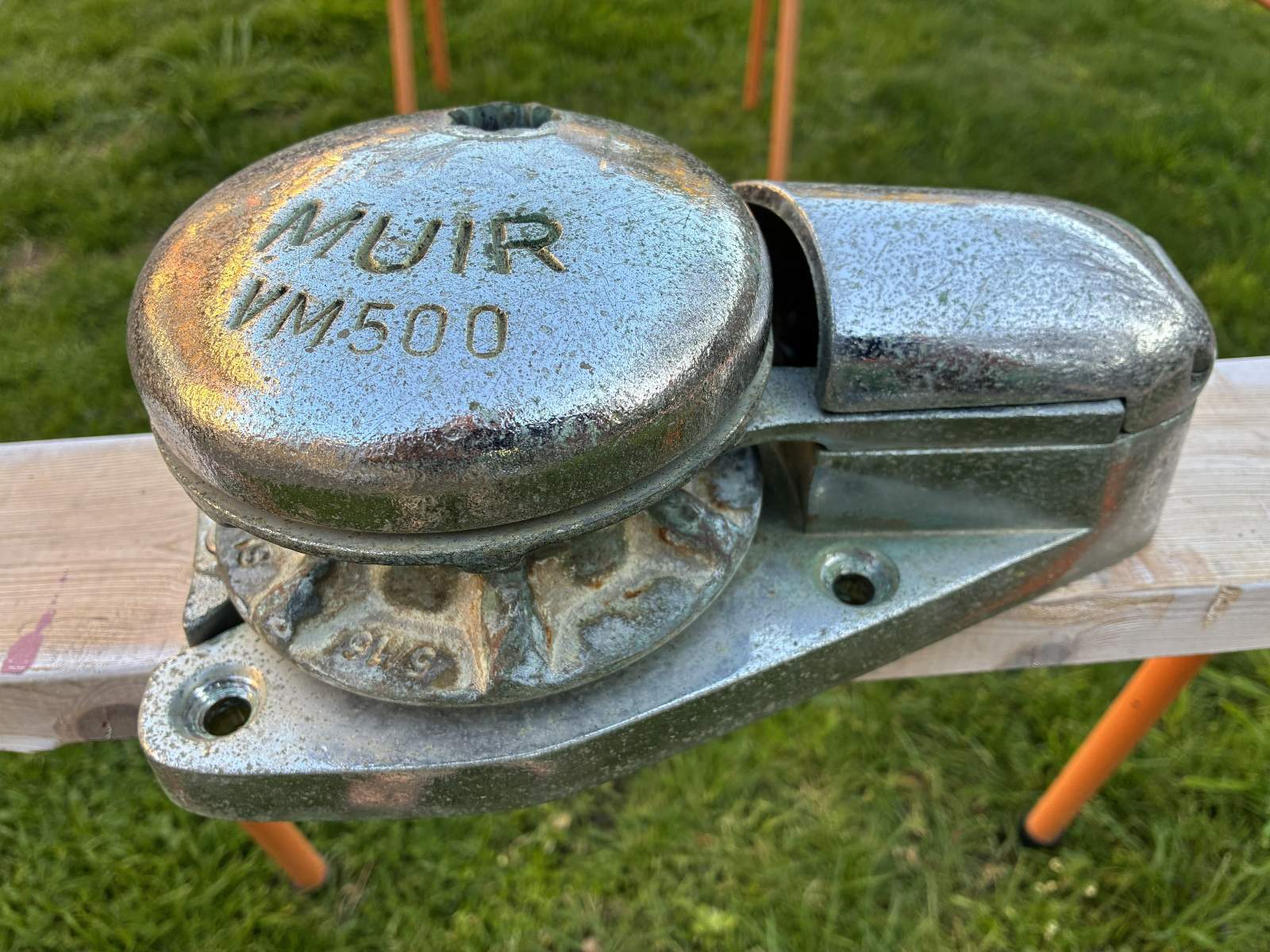 Muir VM500 Manual Low Profile Vertical Anchor Winch used