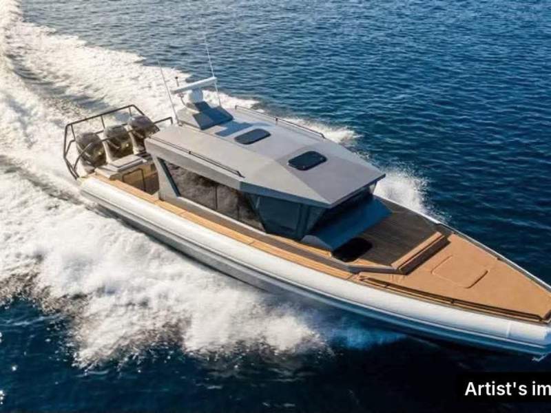 Orca Boats Orca Cabin 12 - 11.7m Aluminium Cabin RIB, Landed, Ready for Engines
