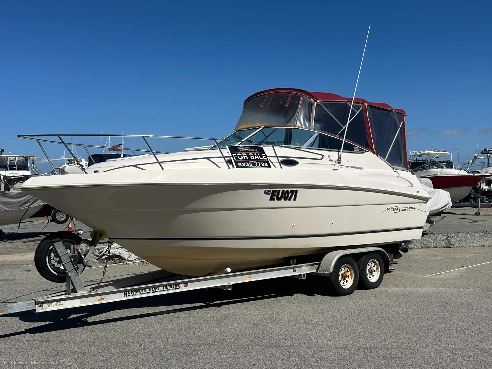 Monterey 242 Cruiser on Trailer:Monterey 242 Cruiser by YACHTS WEST ph 9335 7788