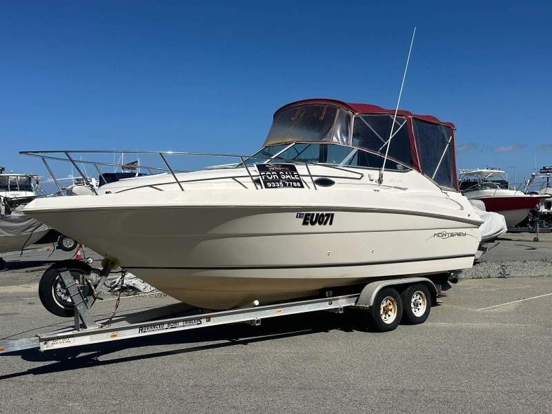 Monterey 242 Cruiser on Trailer