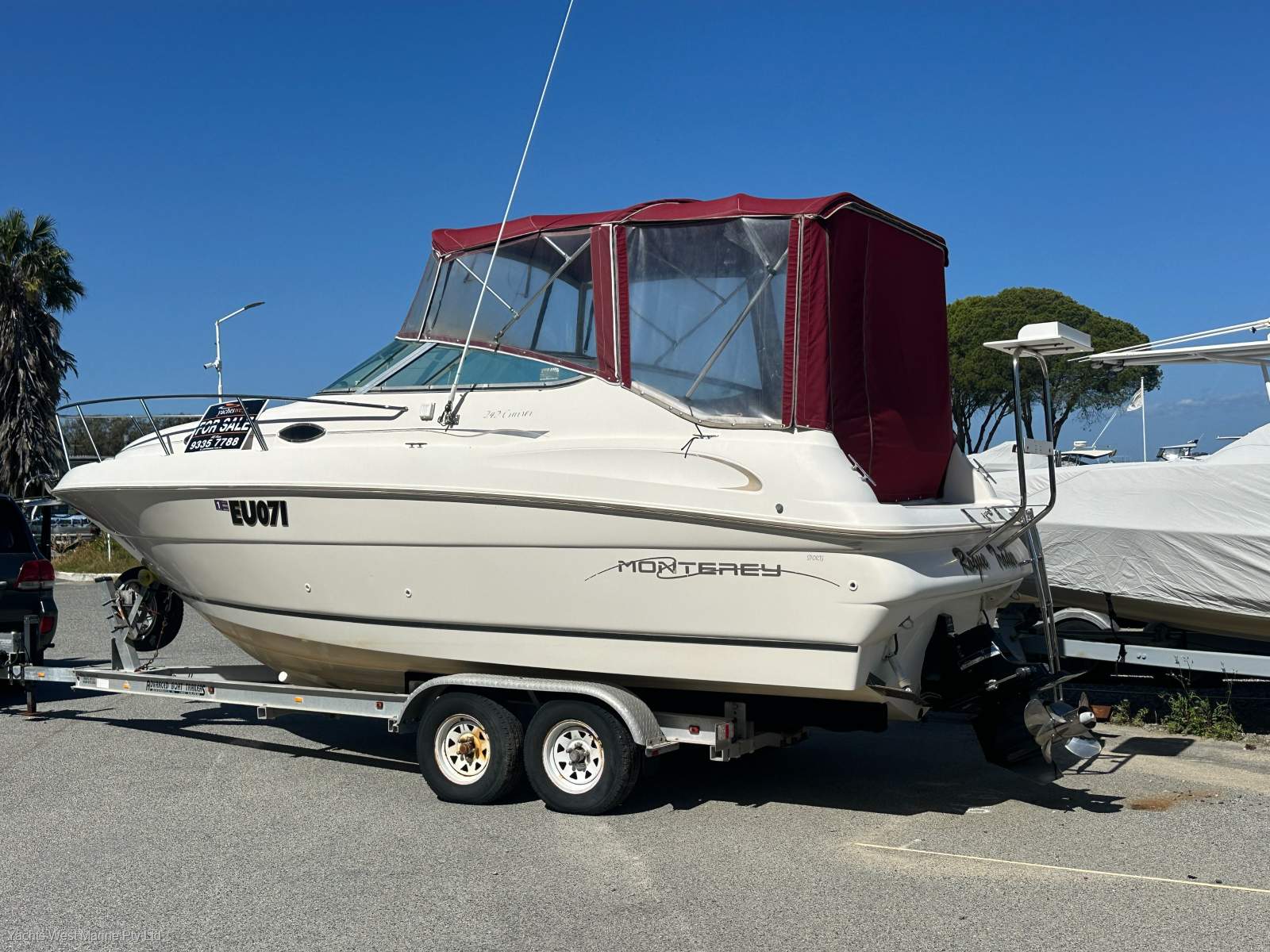 Monterey 242 Cruiser on Trailer:Monterey 242 Cruiser by YACHTS WEST ph 9335 7788