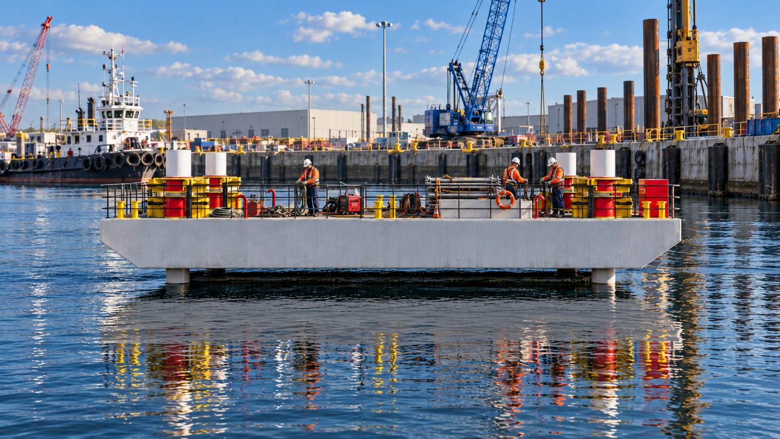 Stalwart Marine Barge Jack Up Barge 120 tonne 18x9.5 Road Transportable