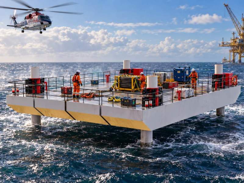 Stalwart Marine Barge Jack Up Barge 120 tonne 18x12 Road Transportable