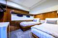 Princess 78 Motor Yacht:Twin cabin overview