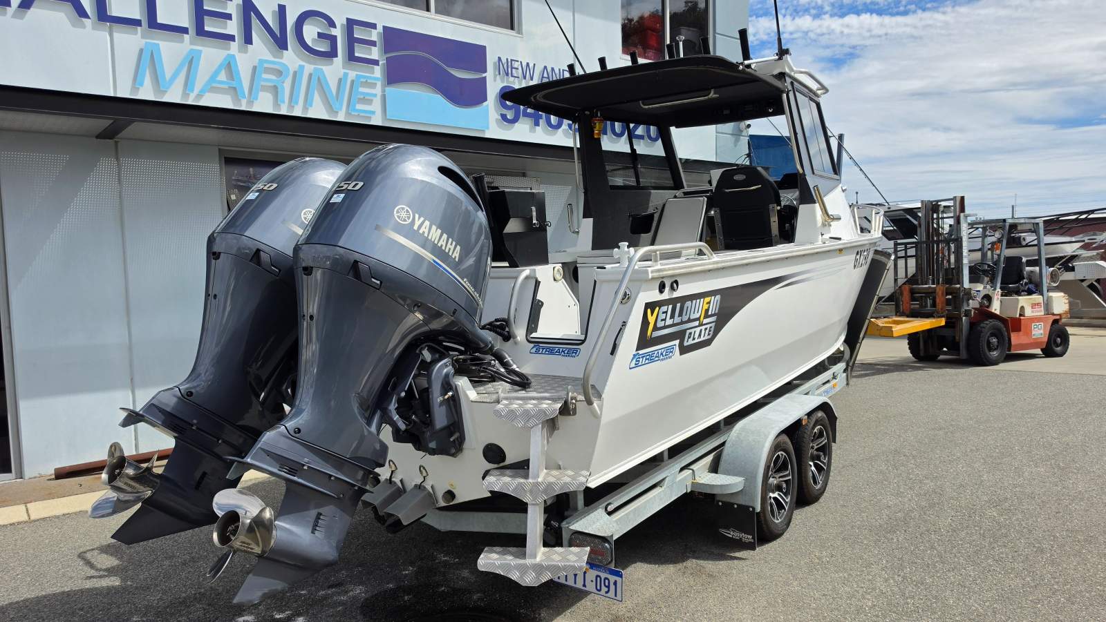 Yellowfin Plate 7600 Southerner Hard Top with Twin Yamaha 150HP 4 Strokes