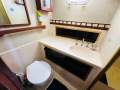 Bertram 35 Flybridge MK3 with 2 x Caterpillar Diesels:Bathroom vanity and Toilet