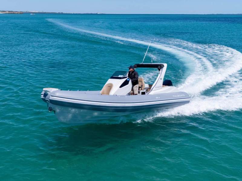 Italboats Stingher 24GT With pen at Aquarama Marina East Fremantle