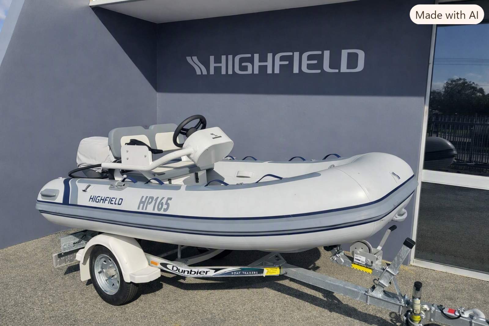 Highfield Classic 310 FCT Console Hypalon:Highfield Classic FCT