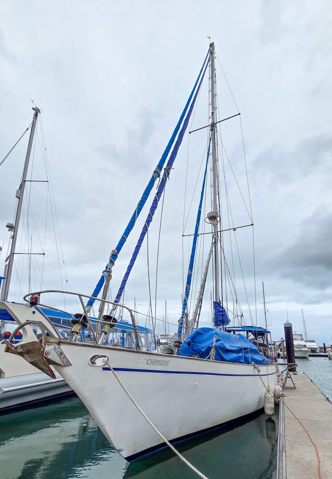 Jean Vignes 55 Steel Cutter 5 cabin layout
