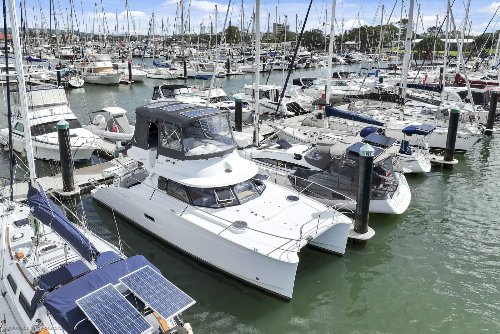 Fountaine Pajot Highland Trawler 35 Economical Cruising with Livaboard Comfort