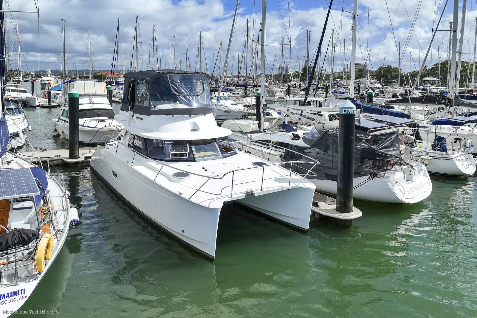 Fountaine Pajot Highland Trawler 35 Economical Cruising with Livaboard Comfort