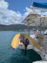 Robertson and Caine Leopard 44 Charter vessel:Tender, outboard, solar frame 