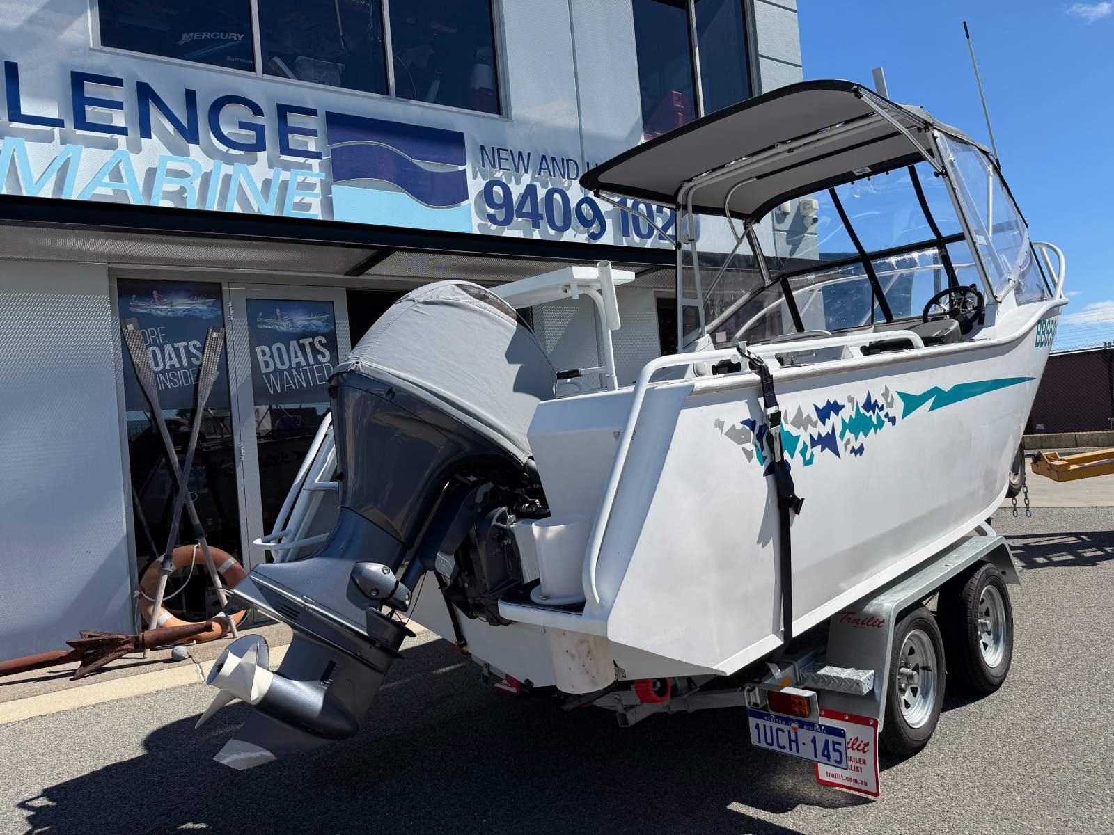 Seaquest 530 Runabout With 2020 Yamaha 115HP and 2026 Trailer!!