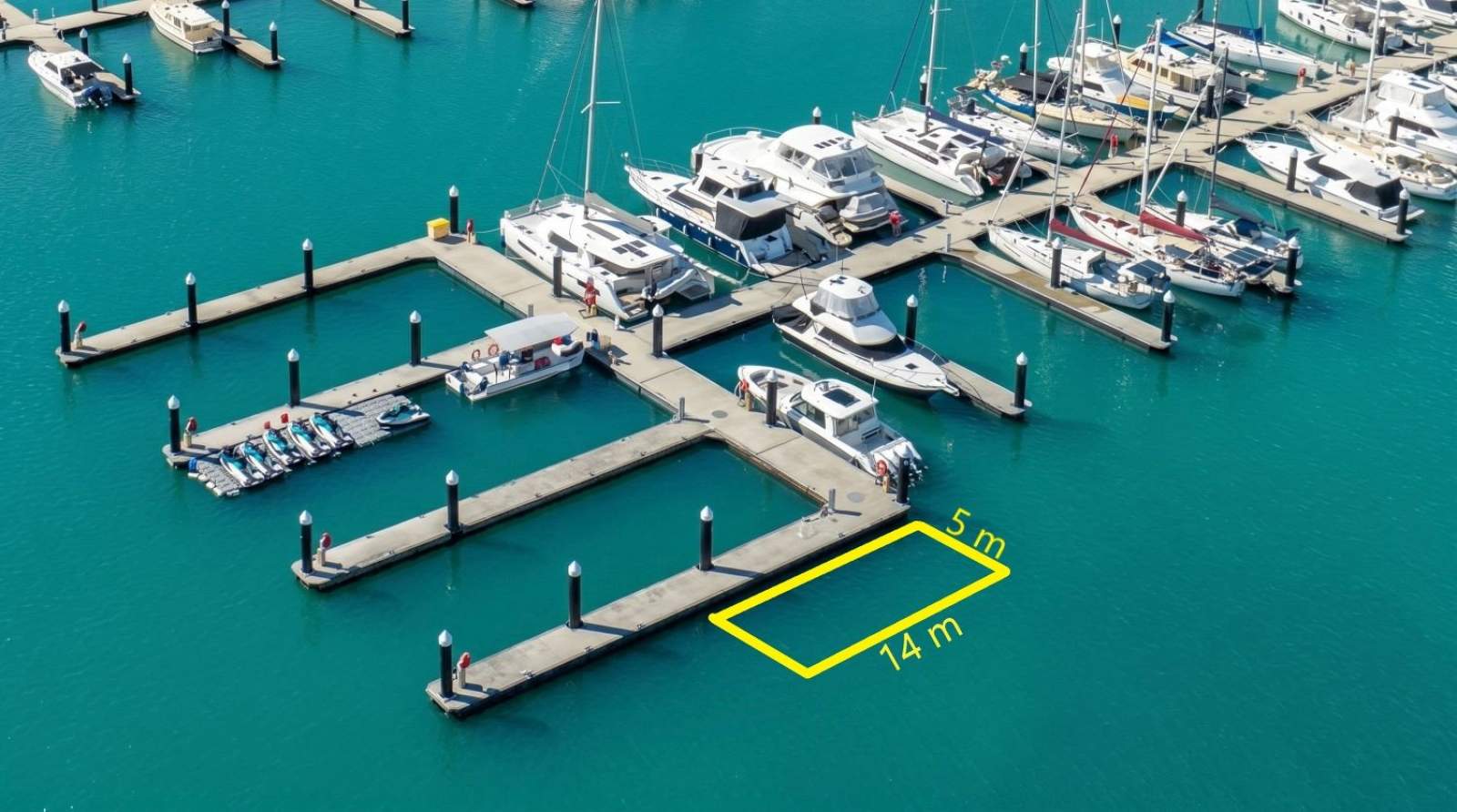 14m x 5m Marina Berth for Rent Port of Airlie