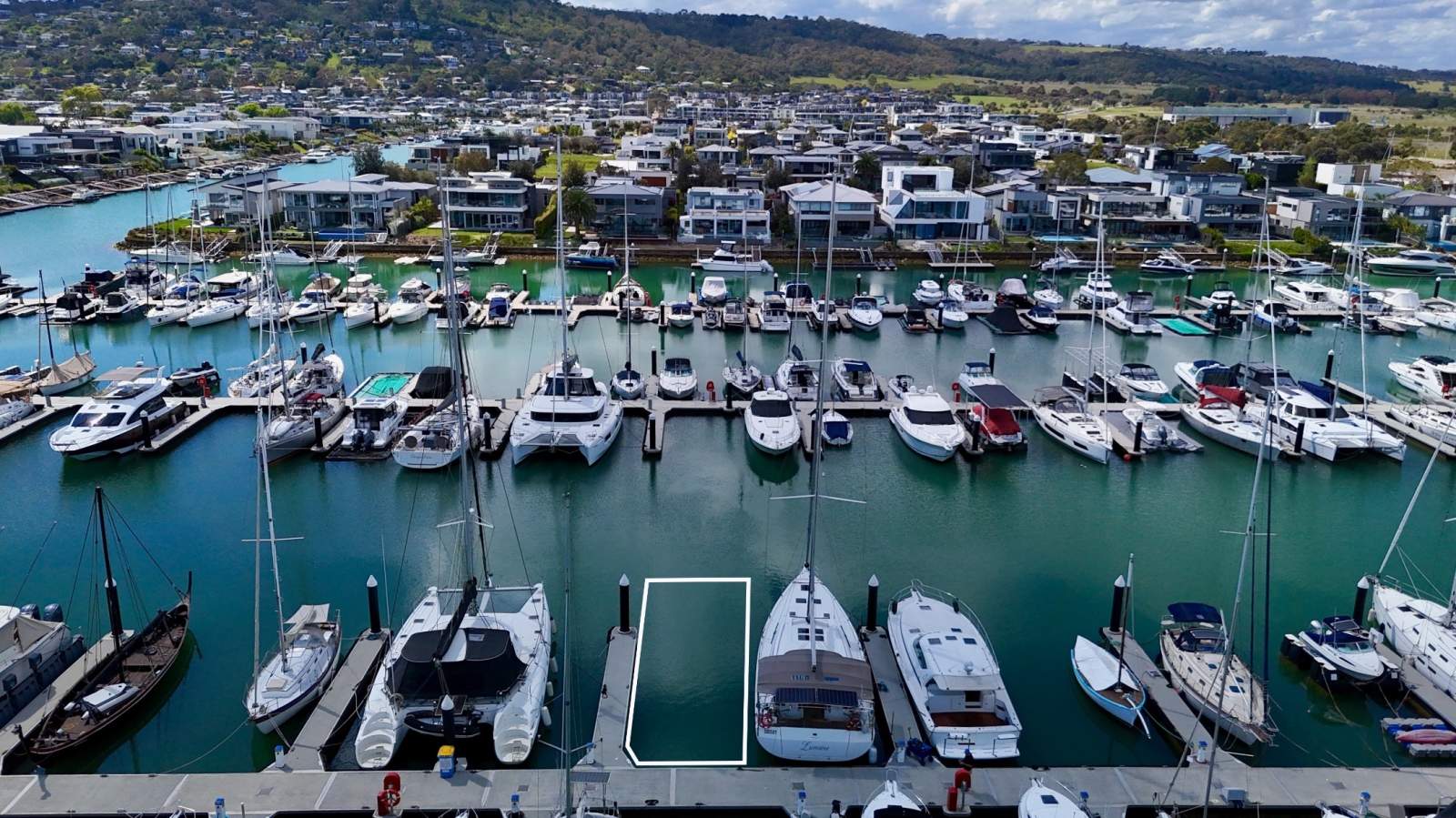 Sheltered 15m Freehold Berth - Immediate Possession