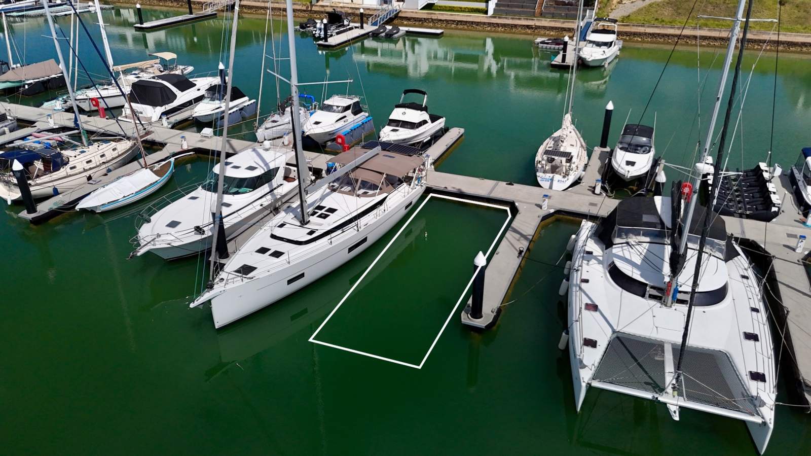 Sheltered 15m Freehold Berth - Immediate Possession