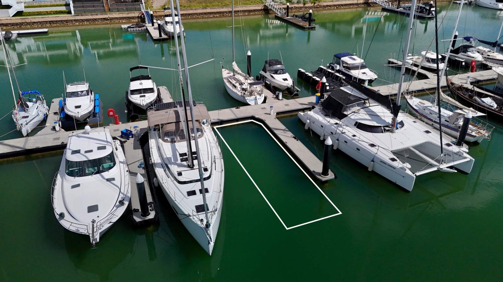 Sheltered 15m Freehold Berth - Immediate Possession