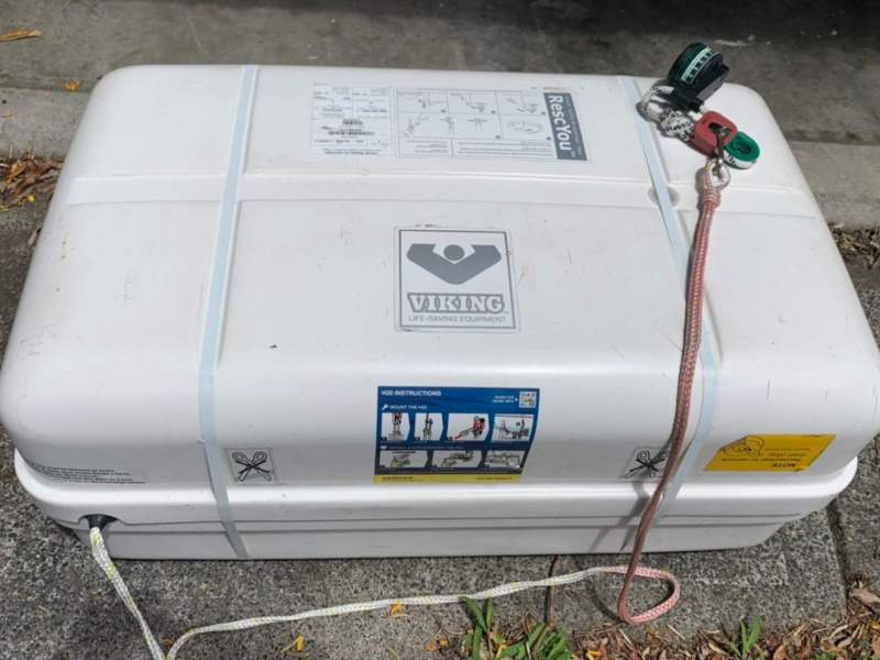 Viking 8 person liferaft with hard case certified to July 2027
