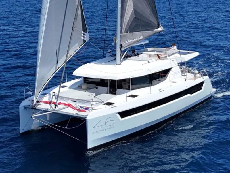Leopard Catamarans 46 Hybrid Electric Drive System