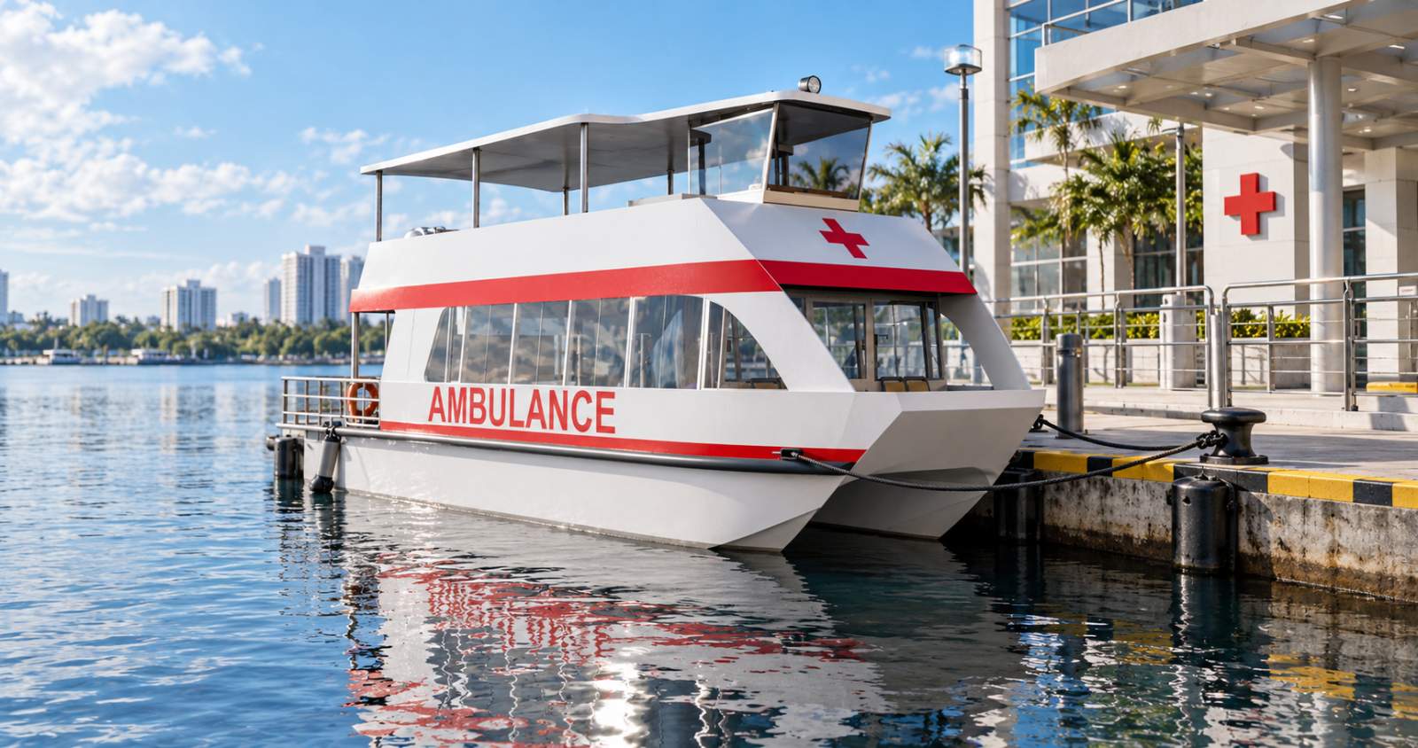 Stalwart Marine Ambulance Rescue Catamaran 14.3 x 5.3 Metre
