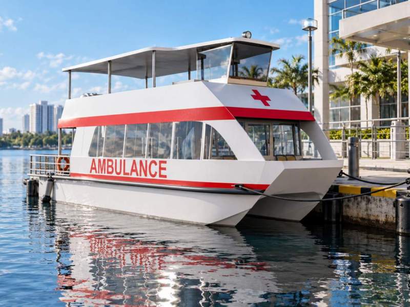 Stalwart Marine Ambulance Rescue Catamaran 14.3 x 5.3 Metre
