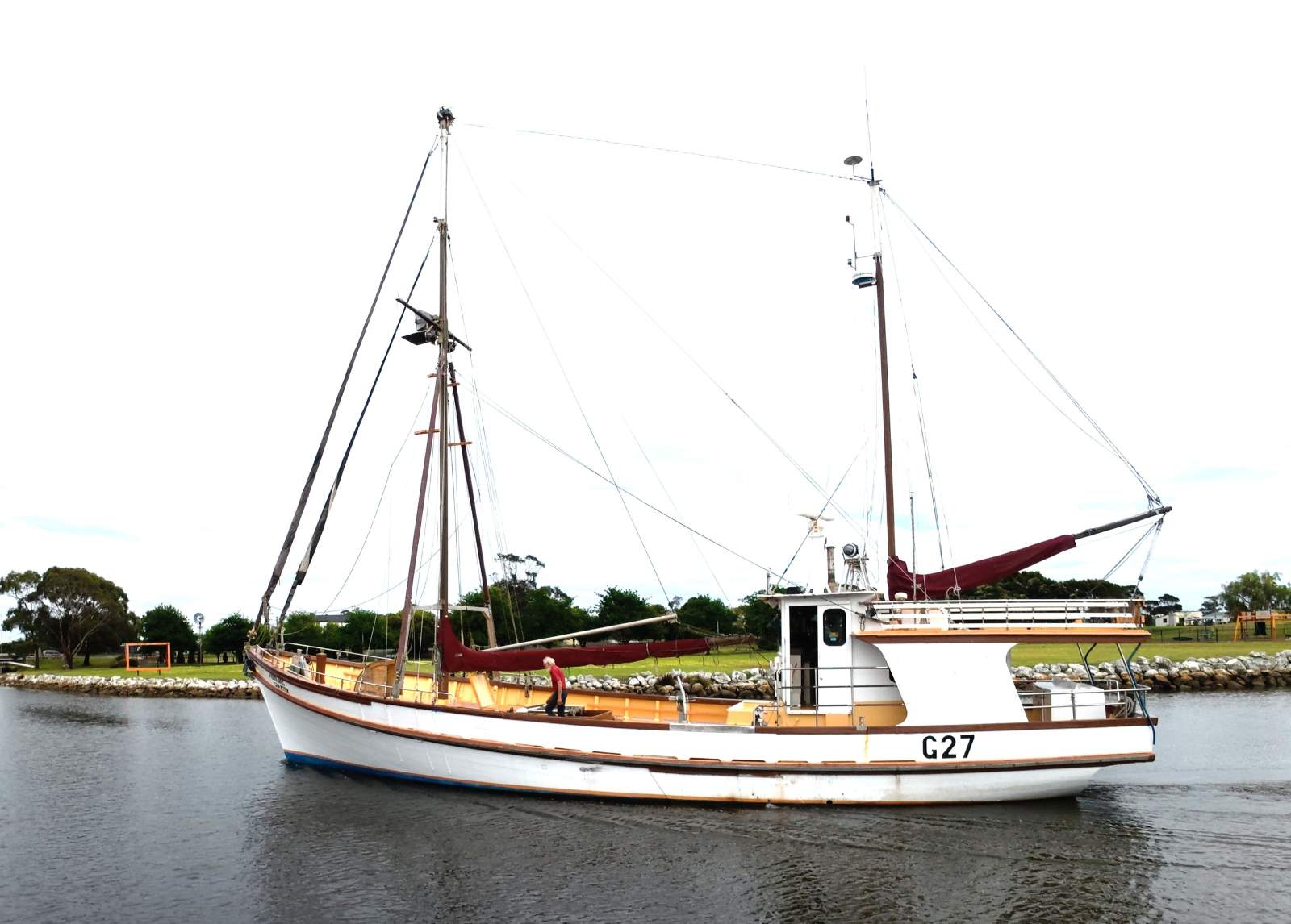 Marko Sambrailo Custom commercial timber ketch