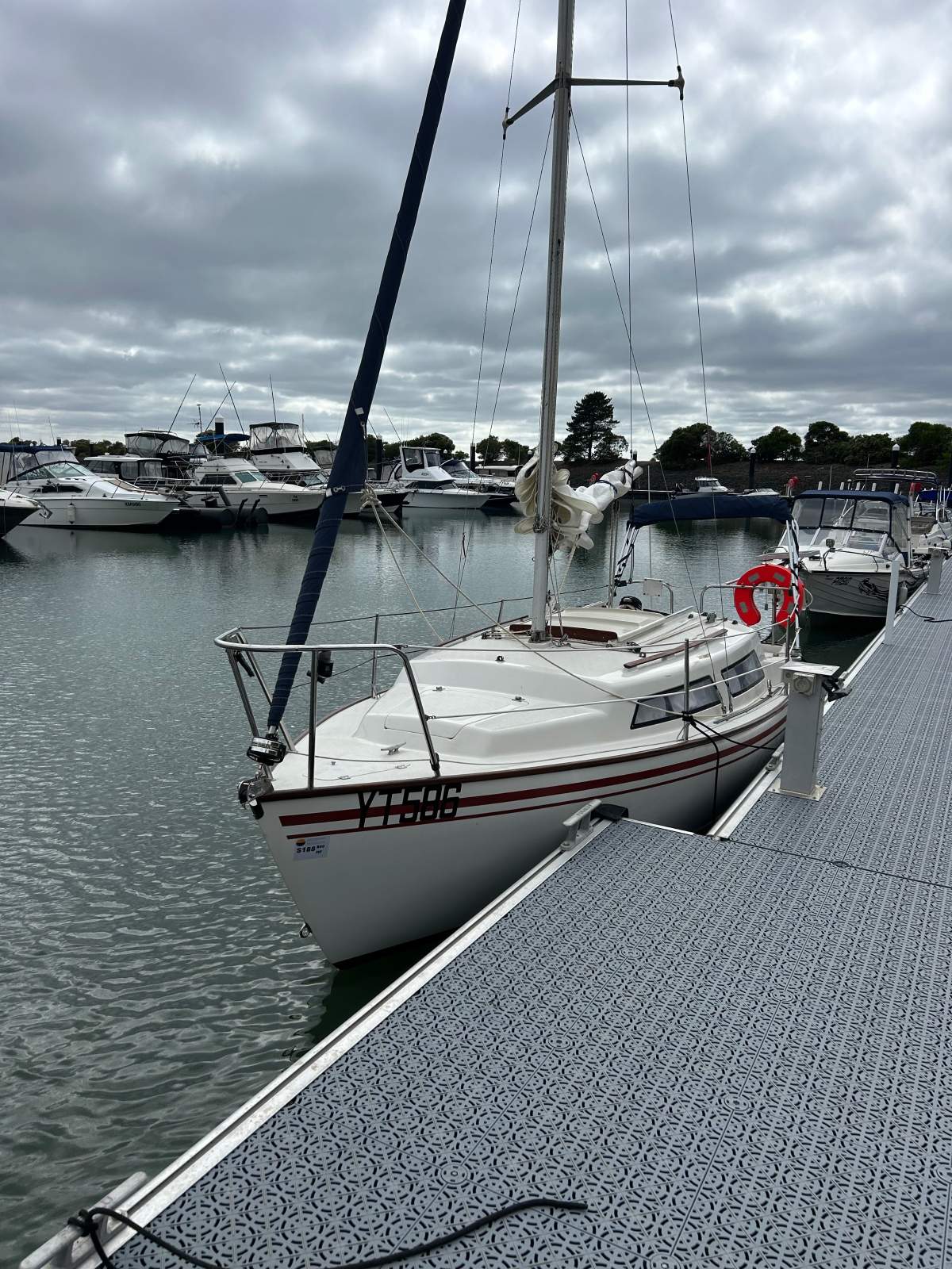 Bonito 22 Aquarius:Alongside Westernport Marina