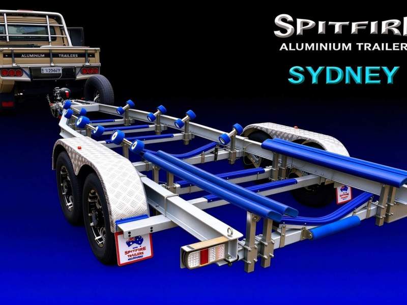 SPITFIRE TRAILERS Alloy Boat Trailer 6.25m - 2000 kg ATM