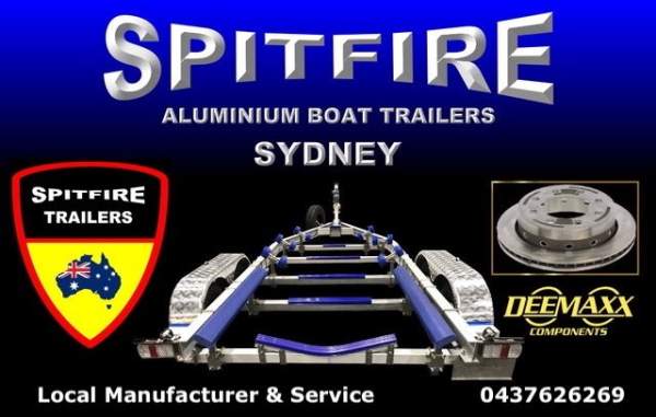 SPITFIRE TRAILERS Alloy Boat Trailer 6.25m - 2000 kg ATM