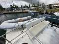 Randell 41 Mk II Flybridge Sports Fisher " DUAL HELM, DUAL SHAFT DIESELS ":Ab rib with Yamaha outboard