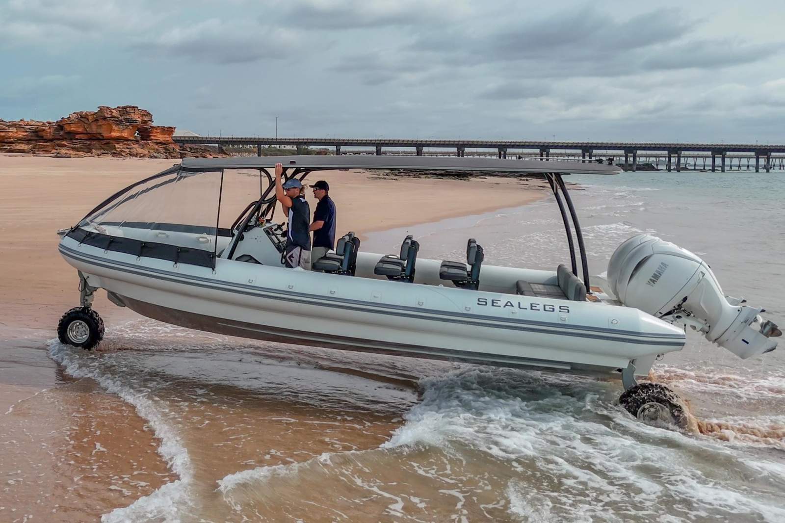 Sealegs 9m Hydrasol RIB Amphibious RIB - AMSA 2C survey to 2029
