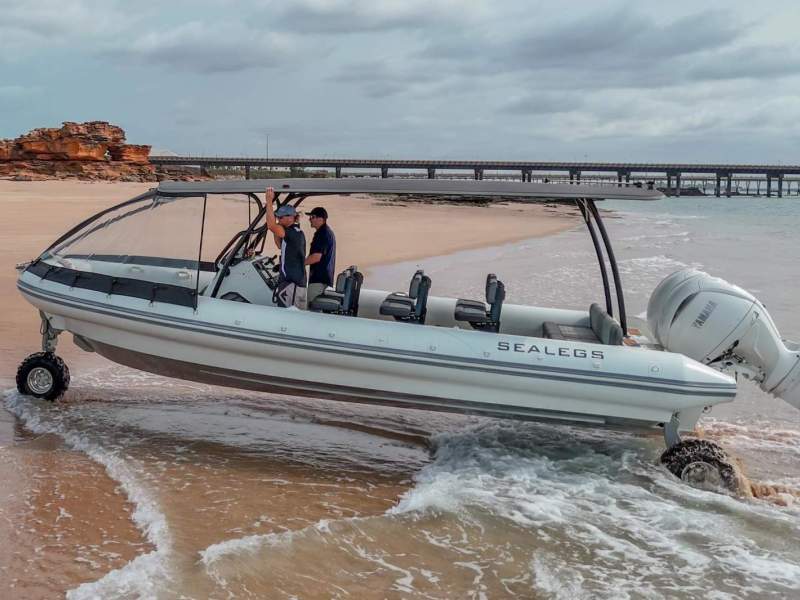 Sealegs 9m Hydrasol RIB Amphibious RIB - AMSA 2C survey to 2029