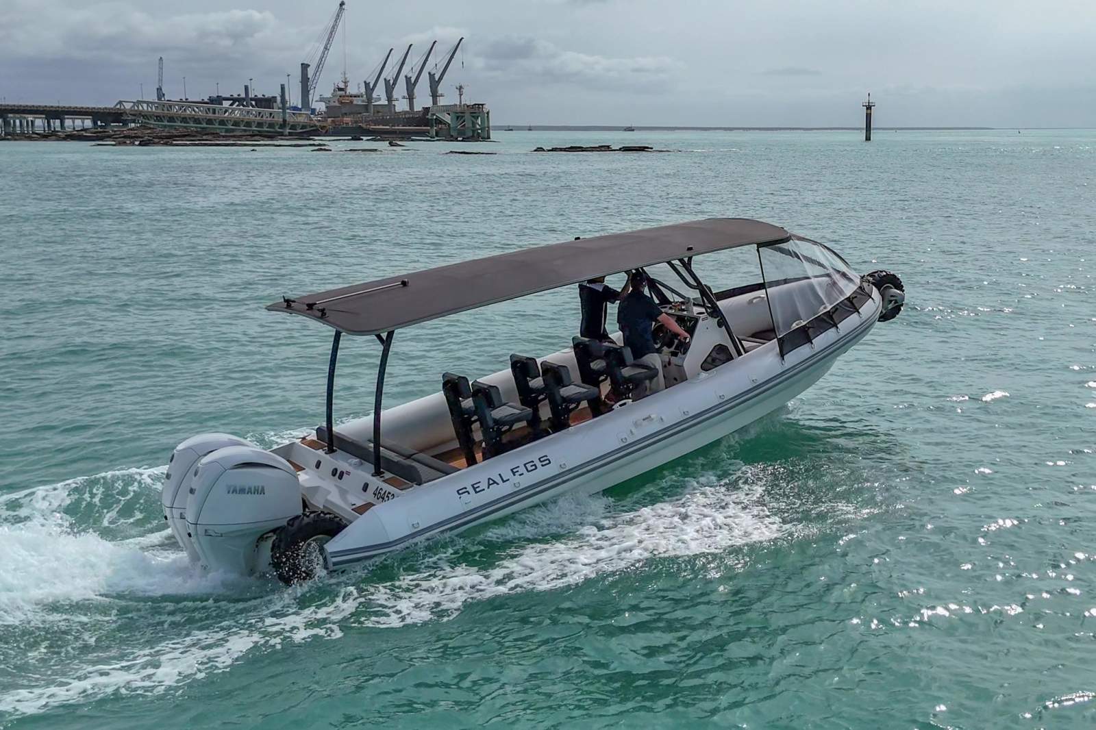 Sealegs 9m Hydrasol RIB Amphibious RIB - AMSA 2C survey to 2029