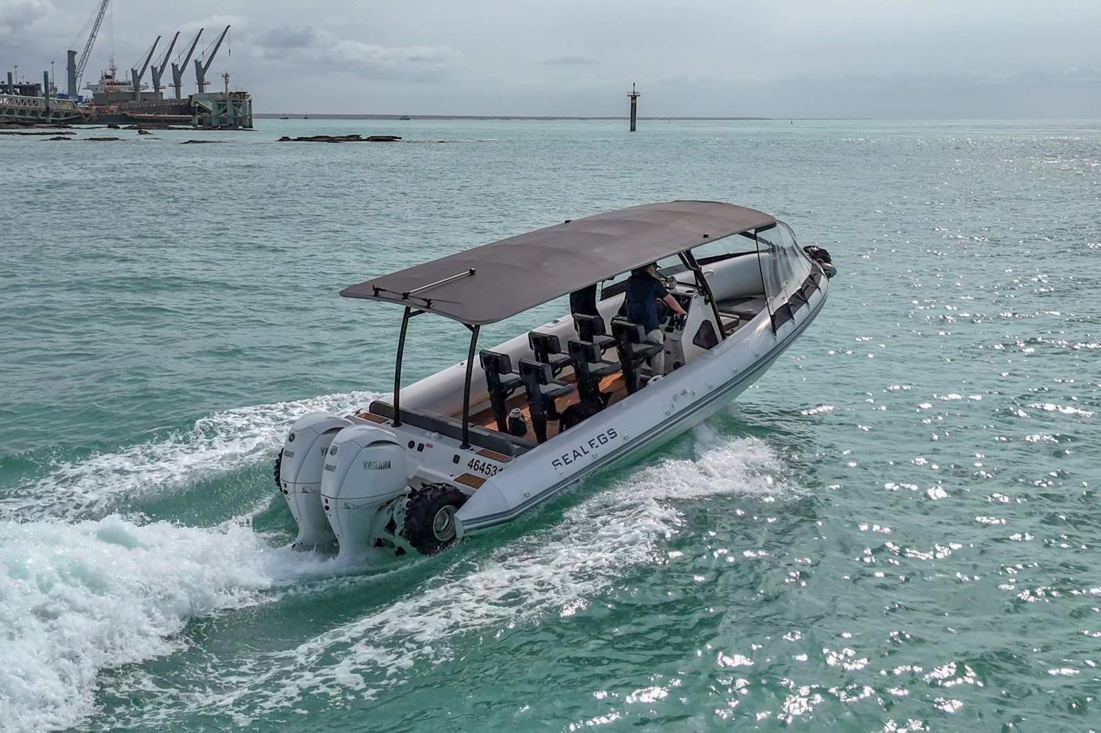 Sealegs 9m Hydrasol RIB Amphibious RIB - AMSA 2C survey to 2029