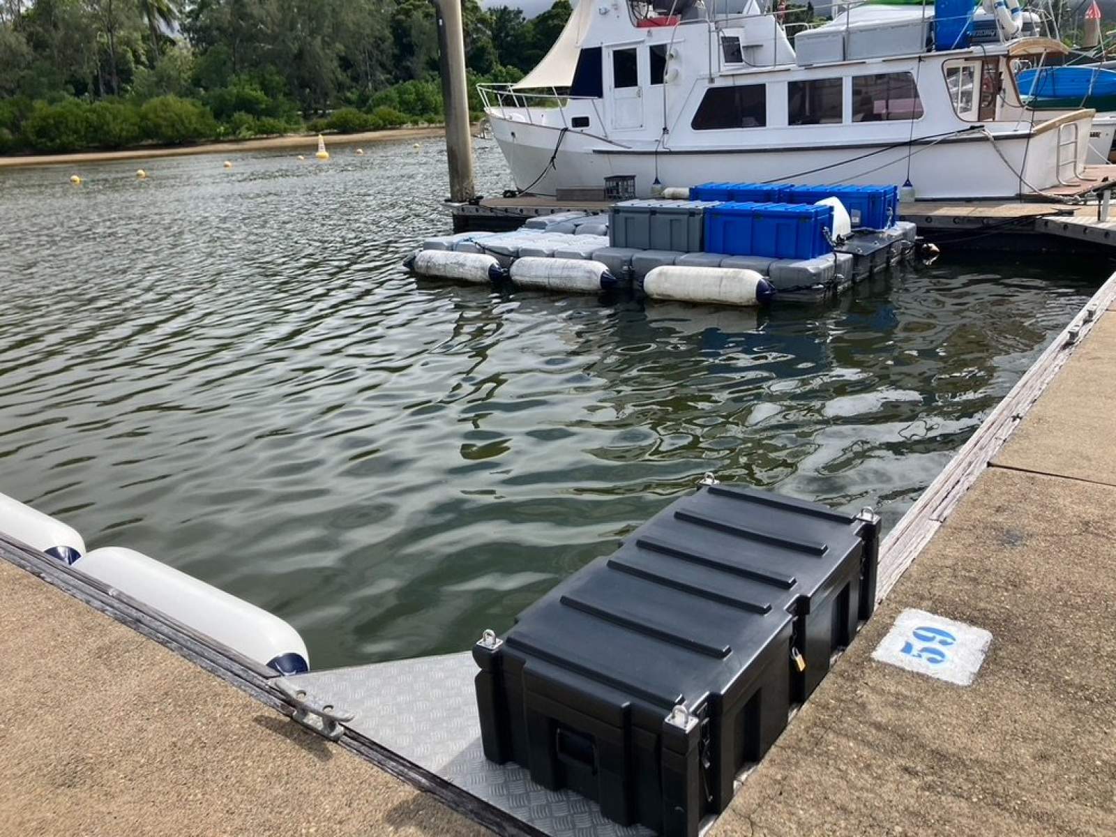 Two 12m Berths side by side, Yorkeys Knob Marina - for mono or catamarans
