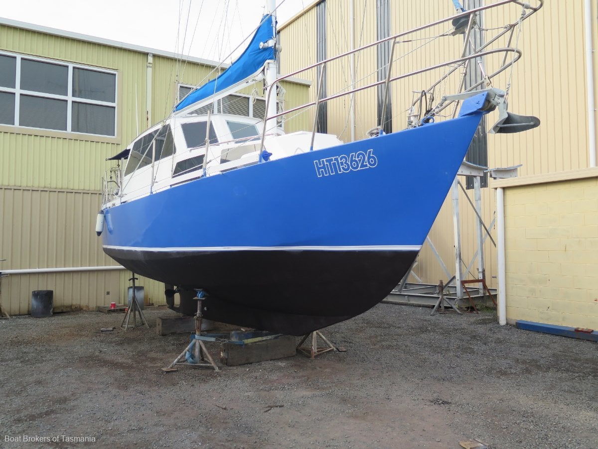 Beluga Boden 30 steel motor sailer in excellent order Boat Brokers of Tasmania