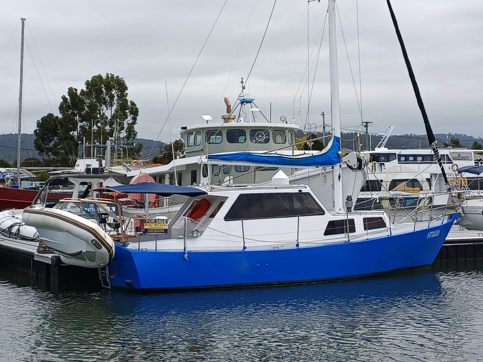 Beluga Boden 30 steel motor sailer in excellent order Boat Brokers of Tasmania